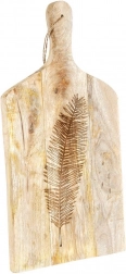 Drevené doskové prkno na krájanie a servírovanie 50,5 × 24,5 cm