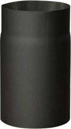 Dymová rúra 120 mm, dĺžka 250 mm, hrúbka 1,5 mm, čierna
