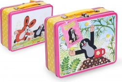 Plehový kufrík Krtek ružový pre deti