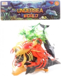 Sada morských zvieratiek v sáčku