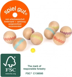 Drevená Petanque pre Deti a Dospelých