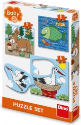 Dino Puzzle Zvieratká: Kde žijú