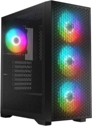 Počítačová skriňa Logic Dart Pro ARGB Midi čierna