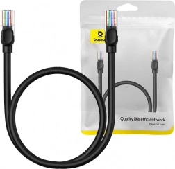 Sieťový kábel BASEUS Ethernet CAT5 0,5 m čierny