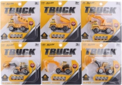 Kovové stavebné auto 9 cm