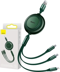 Kábel Baseus 3v1 pre Micro USB / USB-C / Lightning