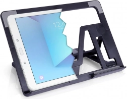Nastaviteľný stojan na tablet, čierny, skladací 26 × 18,5 cm