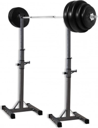 Nastaviteľný stojan na činku LACESTONE na drepy a bench