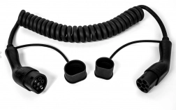 špirálový nabíjací kábel Type 2 DEFENZO Spiro AC 11 kW, 7 m