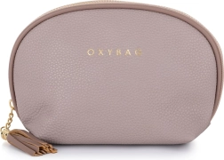 Kozmetická taška PLUS z kože vo farbe mocca