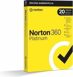 Norton 360 Platinum, 100 GB, 1 používateľ, 20 zariadení, 1 rok