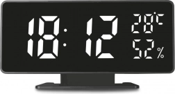 Digitálny budík s teplomerom GreenBlue