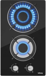 Dvojzónový plynový sporák s pohárovým panelom IsEasy