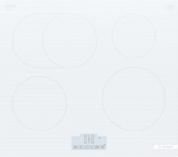 Biela indukčná doska