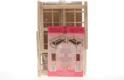 Drevená postieľka pre bábiky