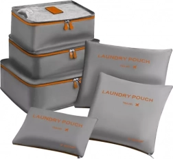 Súprava cestovných organizérov do kufra - 6 kusov