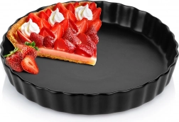 Keramická forma na tart 24,5 cm čierna