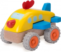 Wonderworld drevené mini lietadielko kuriatko