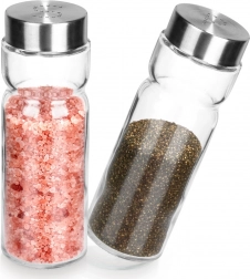 Sklenená soľnička a korenička 170 ml, sada 2 ks VILDE