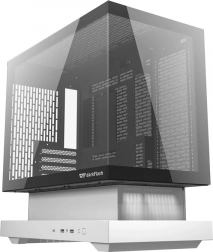 Počítačová skriňa Darkflash F1 biela so 6 ventilátormi ARGB