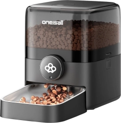 Inteligentný dávkovač krmiva pre domáce zvieratá Oneisall s Wi‑Fi a kapacitou 3 l