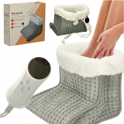 Elektrický vyhrievací papuča na nohy s termostatom a diaľkovým ovládaním, 9 úrovní