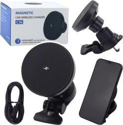 Magnetický držiak do auta s bezdrôtovým nabíjaním 15 W