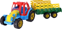 Plastový traktor s prívesom pre deti