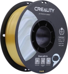 pla filament creality cr-silk, zlatý, 1,75 mm