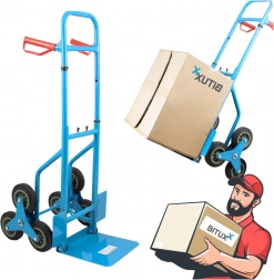 Schodový transportný vozík s nastaviteľnou výškou, nosnosť 100 kg