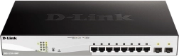 Prepínač D-Link DGS-1210-10MP 8GE PoE 2SFP