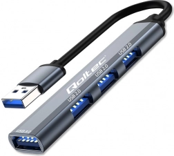 Adaptér USB 3.0 hub 4 v 1 | USB 3.0 | 3× USB 2.0