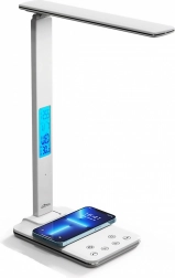 Lampa na písací stôl LED s bezdrôtovým nabíjaním