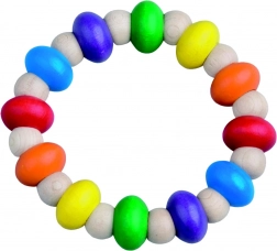 DETOA ohybný drevený krúžok 9 cm pre deti od 6 mesiacov