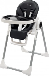 Jedálenská stolička Iris New Baby, čierna