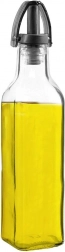 Sklenená fľaša na olej a ocot s dávkovačom 250 ml