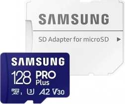 Pamäťová karta Samsung 128 PRO Plus microSD + adaptér