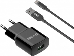 USB nabíjačka s Lightning káblom 1m 12W 2,4A