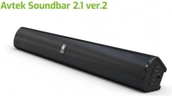 Soundbar 2.1 AVTEK verzia 2 s bass-reflexom