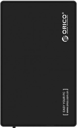 Orico externý box pre 3.5" HDD/SSD, USB 3.0 5 Gbps, USB‑A na USB‑B, čierny