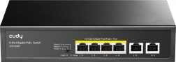 Gigabitový PoE+ switch 6‑portový 65 W
