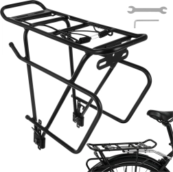 Zadný nosič na bicykel Trizand 38 × 13,5 × 35 cm, nosnosť 25 kg