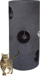 Škrabacia veža pre mačky 78 cm, sivá