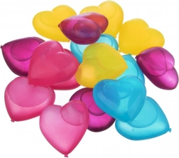 Sada 20 ks znovupoužiteľných chladiacich kociek v tvare srdca