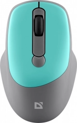 Bezdrôtová myš silent click Defender Feam MM-296 RF 1600 DPI – Mätová