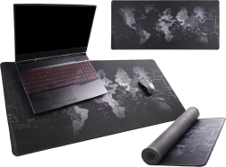 Veľká podložka na stôl s mapou sveta 40 × 90 cm