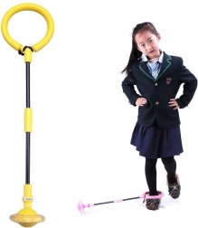 Skladacie švihadlo / obruč na nohy - žltá