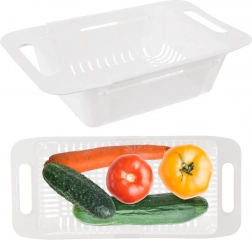 Regulovateľný kuchynský cedník do drezu 32–44 × 20 × 8 cm