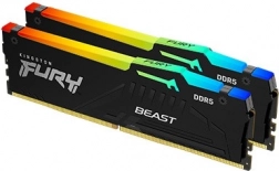 Pamäť Kingston Fury Beast RGB DDR5 32GB 6400 CL32 EXPO čierna