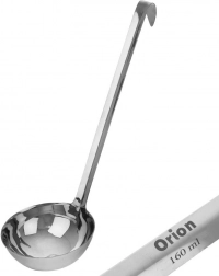 Oceľová naberačka 160 ml, 34 cm